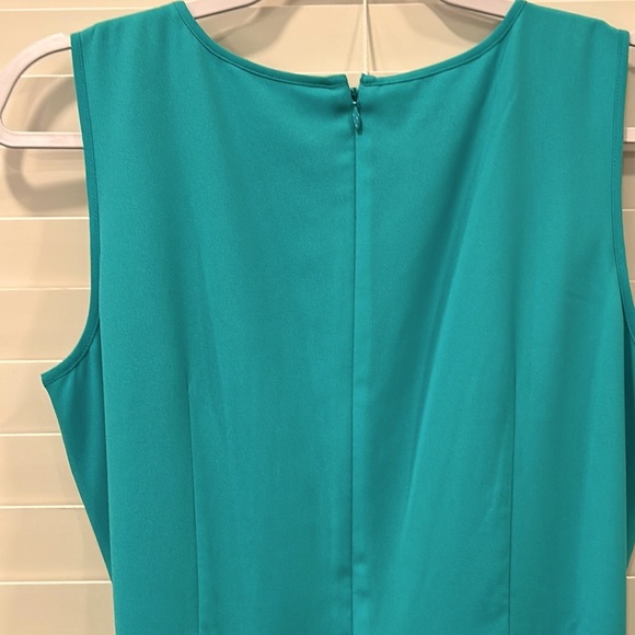 Talbots Petite Polyester Work Dress with Striped Pleated Bottom sz. 10P NWT - Picture 7 of 10